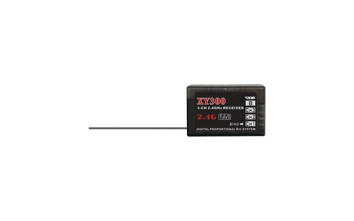 XY300 2.4Ghz DSSS 3-kanalų imtuvas, tinka naudoti tik su N-6H, N-8HC siųstuvais.