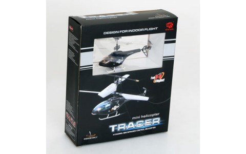Tracer mini 3-kanalų sraigtasparnio modelis, raudonas