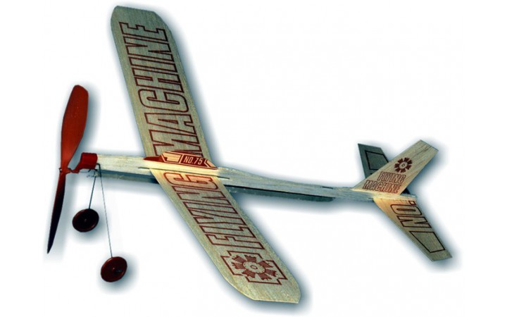 Flying machine,balsa motorplane 432 mm