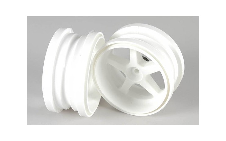 Widened wheel 1:6 white, 2pcs.