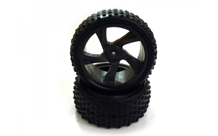 Tire and Rim for Buggy and Short Course Truck 2pcs