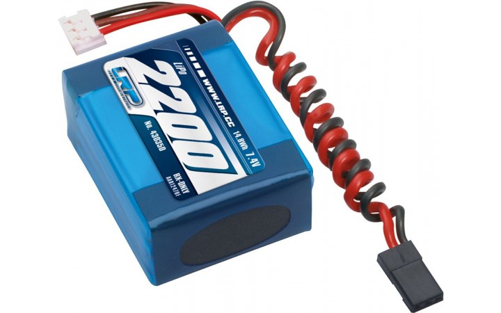 LRP VTEC LiPo 2200 RX-Pack small Hump – RX-only – 7.4V