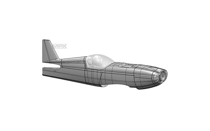 224330 Rockstar fuselage with sticker