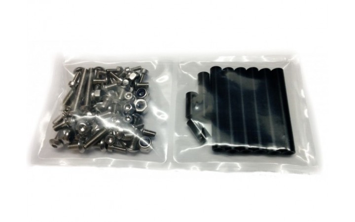 Screws, nuts and spacers for the BEE245 (black)