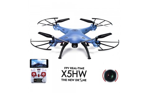 SYMA X5HW Explorers 2 310mm, 2.4Ghz dronas su WIFI ir HD 2MP kamera, RTF