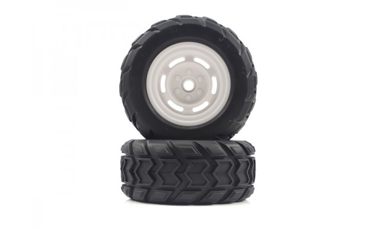 Monster Truck Front Tires&Rims 2P