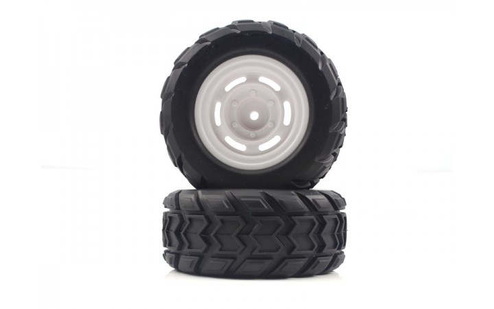 Monster Truck Rear Tires&Rims 2pcs