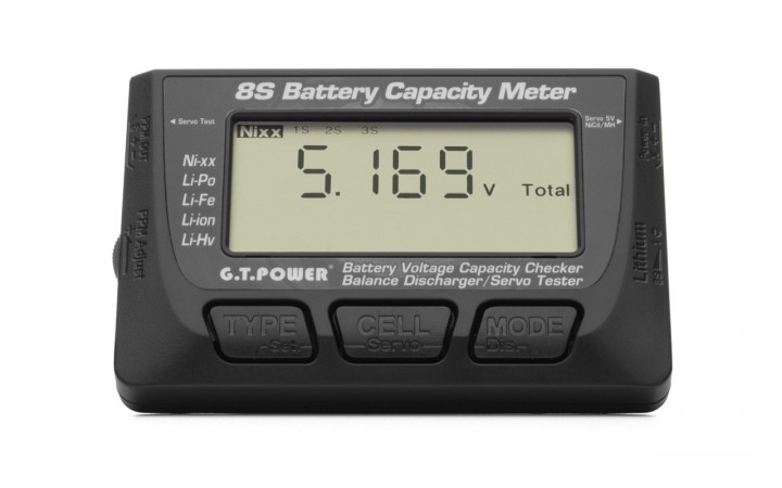 8S battery capacity meter