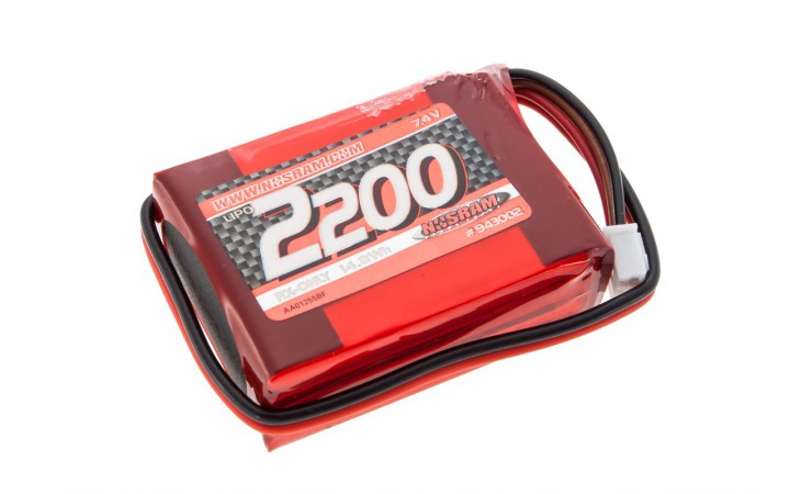 NOSRAM XTEC LiPo 2200 RX-Pack small Hump – RX-only – 7.4V