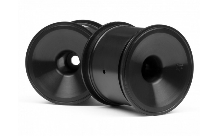 Dish wheel black (2.2in/2pcs)