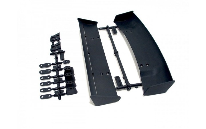 Molded wing set (2types) 1/10 scale/black