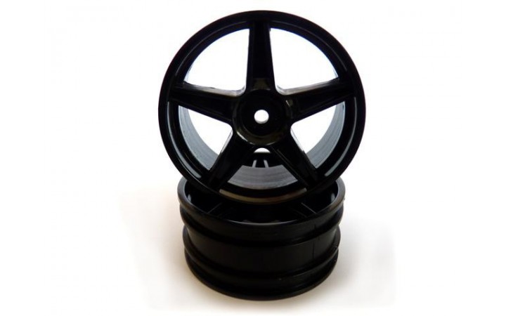 Black wheel rim Buggy (Front) 2pcs