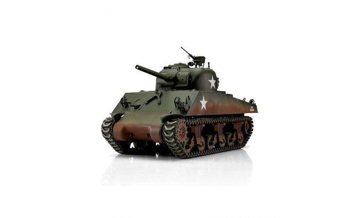 TORRO tank PRO 1/16 RC M4A3 Sherman 75mm green - infra