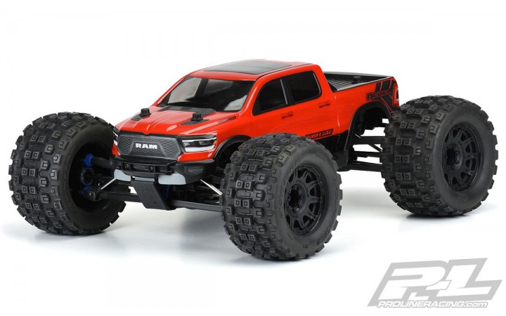 Pre-Cut 2020 Ram Rebel 1500 Clear Body for E-REVO 2.0 (with extended body mounts)