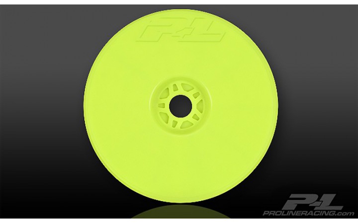 Velocity 4.0" Zero Offset Wheels for 1:8 Truck Front or Rear, Yellow, 4 Pcs.