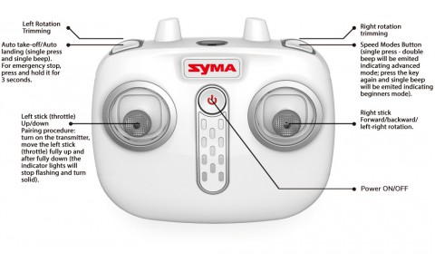 SYMA S107H 2,4GHz ALTITUDE Hold sraigtasparnio modelis 180mm