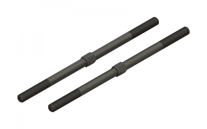 Arrma Steel Turnbuckle M6x130mm (Black) (2)