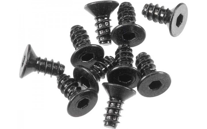 Axial Screw Self Tapping Hex Socket 2.6x6mm FH (10)