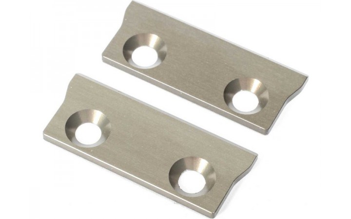 TLR Rear Chassis Wear Plate, Aluminum: 22 5.0
