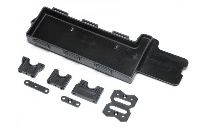 TLR Battery Tray, Center Diff Mount: 8XT