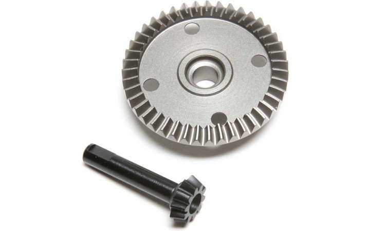 TLR Front Differential Ring and Pinion Gear: 8XT