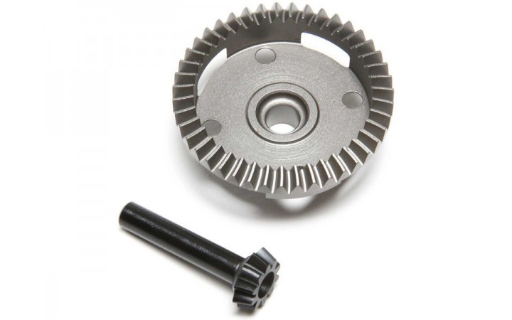 TLR Rear Differential Ring and Pinion Gear: 8XT