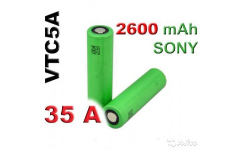 Sony Konion US18650VTC5A 18650 2600mAh, 35A akumuliatorius