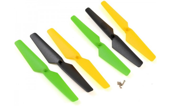 Blade Prop Set, Yellow, Green, Black: Zeyrok (6)