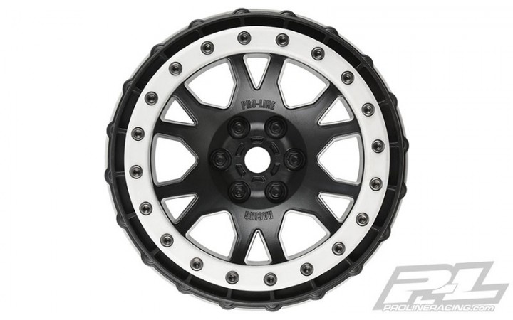 Impulse Pro-Loc Black Wheels with Stone Gray Rings for X-MAXX Front or Rear