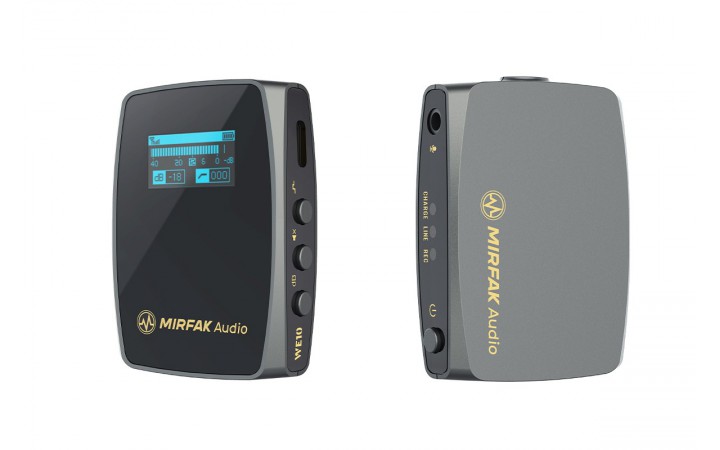 Mirfak WE10 Dual Channel Compact Wireless Microphone