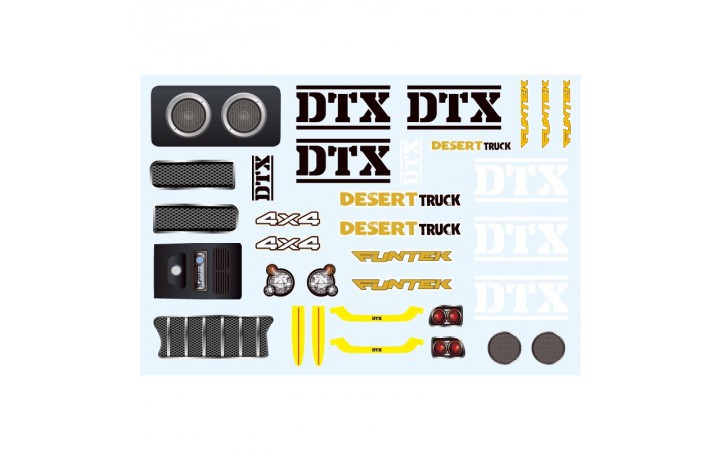 Funtek DTX Stickers Sheet