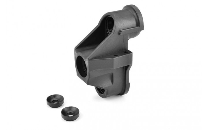HD Steering Block - Wide - Pivot Ball Cup (2) - Front - Composite - 1 set