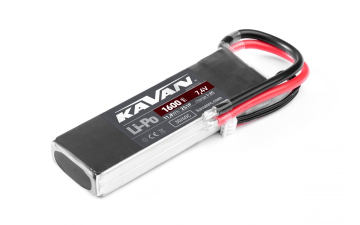 KAVAN Li-Po 1600mAh/7,4V 30/60C Air pack