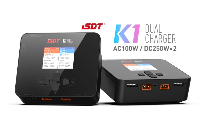 ISDT K1 Dual Port 1-6S 250W...