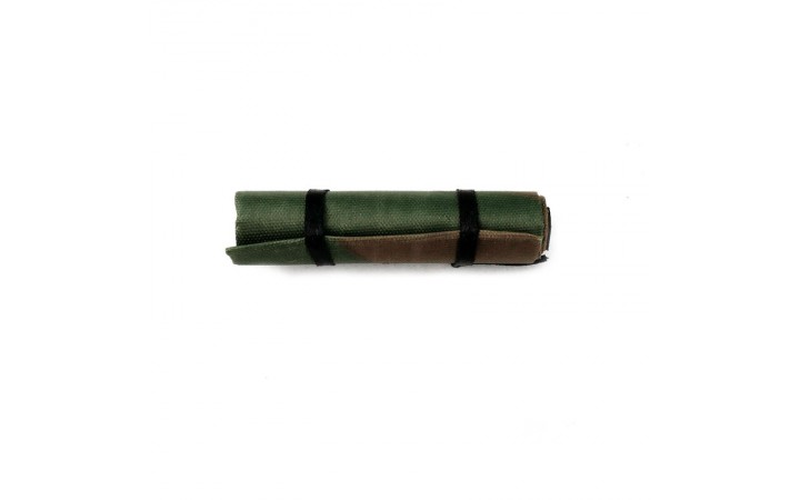 1/16 Accessories Tarpaulin rolled Camo Green, 60x15mm
