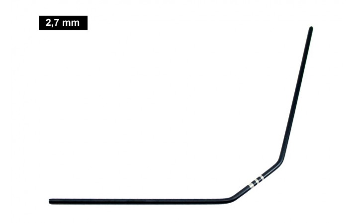 Ultimate 2,7mm rear Anti-Roll bar for Mugen, Associated, Xray, 1 Pcs.