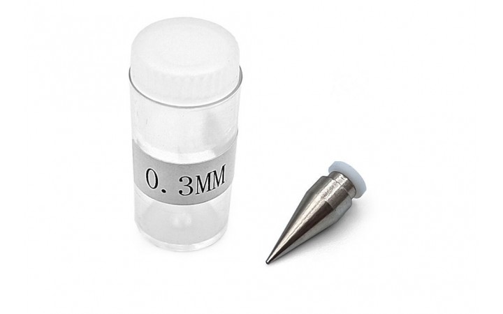 Bittydesign Cone Nozzle thread-free std. 0,3mm for Michelangelo bottle-feed airbrush dual-