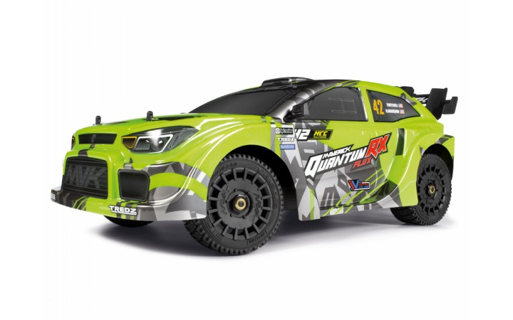 QuantumRX Rally Car Body - Fluoro Green