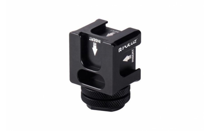 Aluminum Alloy Cold Shoe Adapter for Cameras