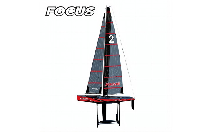 Focus V3 RTR Sailboat - Red