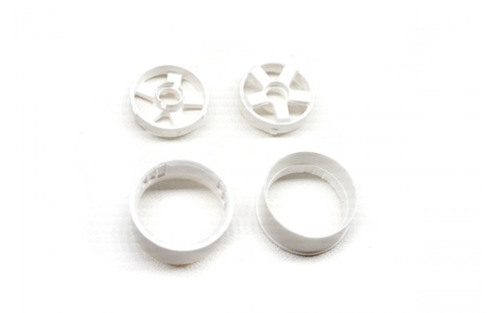 026-1 Offset Changeable Rims (22mm) white