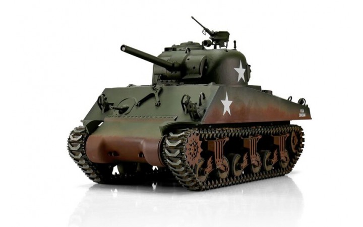 TORRO tank PRO 1/16 RC M4A3 Sherman 75mm green - BB